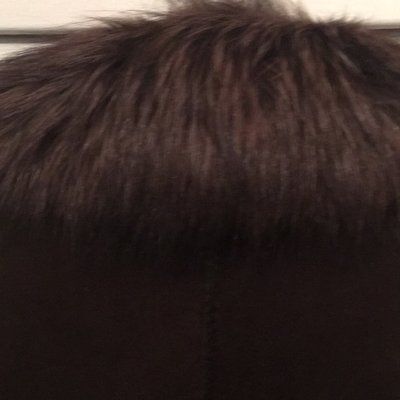 Genuine Suede and Fox Winter Coat - Picture 10 of 17